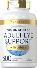 Carlyle Adult Eye Support | 300 Capsules | with Lutein and Zeaxanthin | Non-GMO and Gluten Supplement