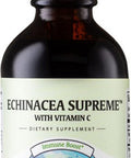 Maxi Health - Organic Echinacea Supreme Liquid Extract with Vitamin C - Immune Support Supplement Echinacea Drops - 1000mg Echinacea Root & Whole Plant Herb Extract - 2 Fl Oz Immune Booster Bottle