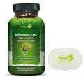 Irwin Naturals Inflammatory Response Inflamma-Less Supports Comfort Mobility Flexibility 80 Liquid Softgels Bundle With A Pill Case