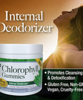 Nature'S Answer Chlorophyll Gummies 60 Count | Natural Internal Deodorant | Skin & Hair Support | Immune Support | Gelatin | Non GMO | G |