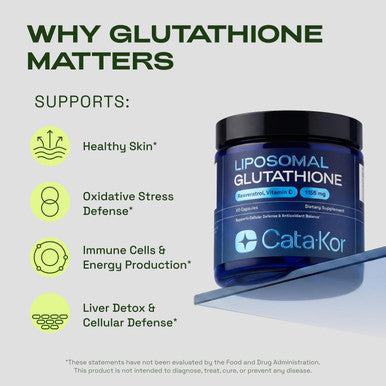 Cata Kor Liposomal Glutathione 60 Count 1000Mg