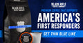 Black Rifle Coffee Company Thin Blue Line (Medium Roast) Whole Bean Coffee 12 Ounce Bag Of Coffee Beans Medium Roast Coffee Beans Created To Benefit Law Enforcement Officers And Their Families