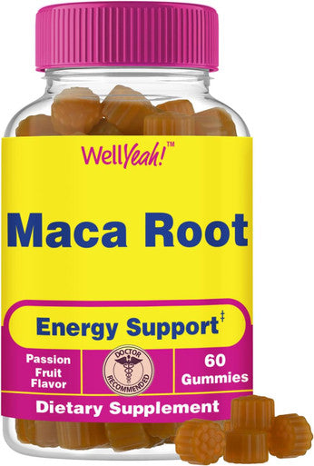 Maca Root Gummies For Women And Men 200 Mg 60 Count