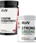BARE PERFORMANCE NUTRITION Bpn Creatine Monohydrate & In-Focus Brain Support Bundle