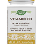 Nature'S Way Vitamin D3 Extra Strength; 2000 Iu Per Serving; 240 Softgels