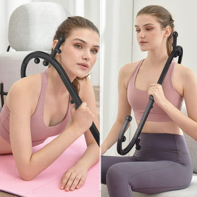 Trigger Point Massager Tool Neck And Back Massager Handheld, Manual Self Massage Tool, Lower Back Massager, Shoulder Massager, Myofascial Release Tool - Deep Muscle Massage