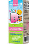 Nutrasumma Kids Vitamin D3 400 Iu Spray Bubble Gum Flavor-1Oz- Naturally High Absorption Rate Supports Bone Boosts Immune System Vitamin Supplement