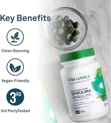 Organika Spirulina 90 Tabs