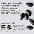 Sports Research Whole Fruit Blueberry Concentrate Made From Organic Blueberries - Non-Gmo & Gluten (60 Liquid Softgels)