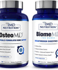 1MD Nutrition OsteoMD BiomeMD for Women Bundle Comprehensive Bone Support Urinary Health