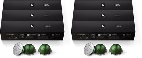 Nespresso Capsules Vertuo, Variety Pack, Medium and Dark Roast Coffee, 30 Count Coffee Pods, Brews 7.8 oz.