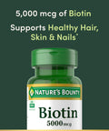 NatureS Bounty Biotin 5000 Mcg Caps 72 Ct