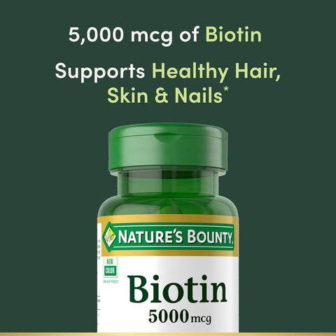 Nature'S Bounty Nature S Bounty Biotin 5000 Mcg 150 Rapid Release Softgels