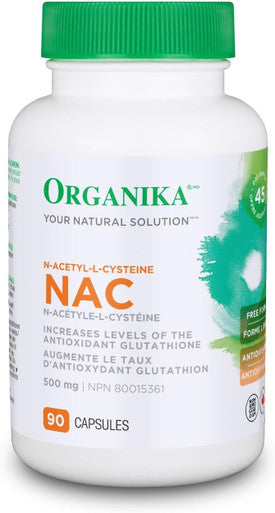 Organika Activated Charcoal And Nac (N-Acetyl-L-Cysteine) 500Mg Supplement Bundle