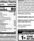 Atkins Endulge Peanut Butter Cups Dessert Favorite Low Carb 0G Sugar 20 Count & Milk Chocolate Delight Protein Shake 15G Protein Low Glycemic 2G Net Carb 1G Sugar
