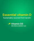 Country Life Vitamin D3 5000 Iu Supports Healthy Bones Teeth And Immune System Daily Supplement 200 Ct