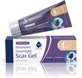 Pm Intensive Overnight Scar Cream 1.06 Oz, Medical Grade Silicone Scar Gel, Promotes Skin Regeneration When You Sleep, Scar Treatment Cream From Surgery, Injuries, Burns, Keloids, Etc