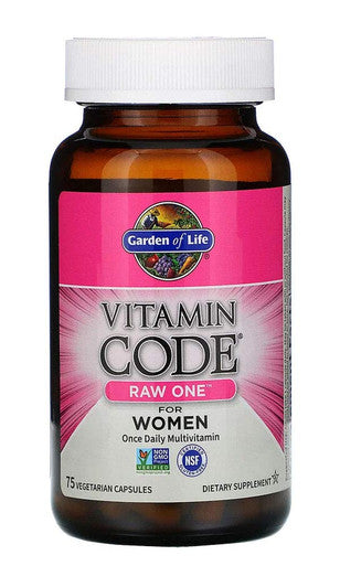 Garden of Life Vitamin Code Raw One For Women 75 Caps