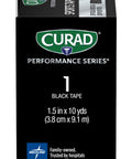 Curad CURIM5029H Performance Series Ironman Sports Tape Black with Red 1.5" x 10 Yards Size