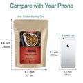 Fullchea - Imperial Golden Monkey Tea - Yunnan Black Tea Loose Leaf - Chinese Yunnan Pure Gold Tea - Naturally with Roasted Nuts Flavor - Health Tea - 4oz / 113g