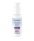 Neutrogena Ultra Sheer Moisturizing Face Serum with Vitamin E & SPF 60+, All Day Facial Sunscreen Serum with Broad Spectrum UVA/UVB Protection, Fragrance-Free, Oxybenzone-Free, 1.7 oz