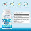 P Puregen Labs Zinc 220Mg [High Potency] Supplement Zinc Sulfate For Immune Support System 100 Tablets
