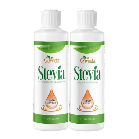 Liquid Stevia Drops Made from RebD Rich Organic Stevia Extract Concentrated Liquid Sweetener for Drinks Food and Pastries No Calories and No Carbs 8 FL OZ (1600 Servings)