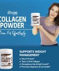 Keto Zone Chocolate Collagen Powder