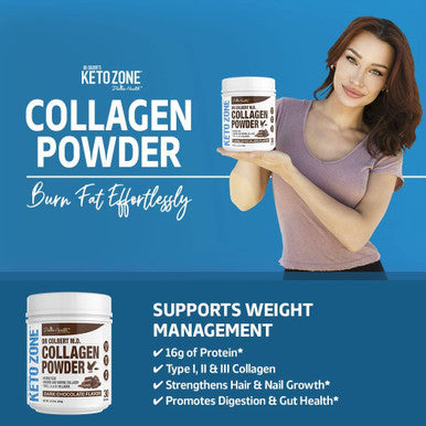 Keto Zone Chocolate Collagen Powder