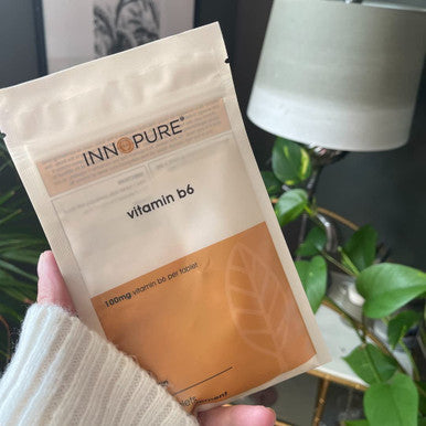 INNOPURE Vitamin B6 Tablets 100mg (As Used in Reading University Clinical Trials) Vegan Society Approved, UK Made