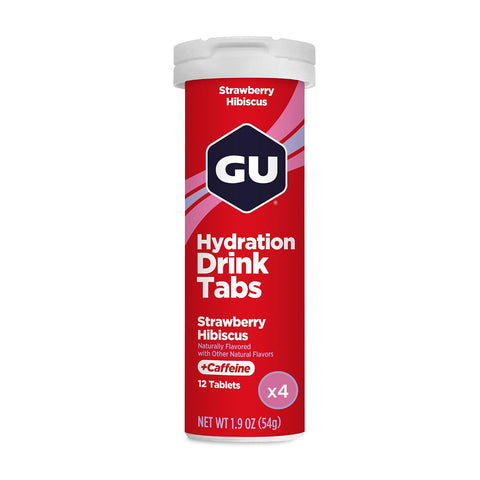 GU Energy Hydration Electrolyte Drink Tablets, Enhanced Endurance Sports Drink for Running, Cycling, Triathlon, 4-Count (48 Servings), Assorted Flavors