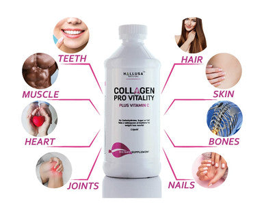 Hallusa Natural Colageno Liquido Hidrolizado Mas Vitaminas C