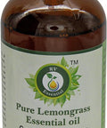 R V Essential Pure Lemongrass Essential Oil 50ml (1.69oz)- Cymbopogon Citratus (100% Pure and Natural Therapeutic Grade)