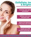 MAJESTIC PURE Glycolic Acid Pads for Face & Body - 20% Resurfacing Exfoliating Pads with Vitamin C,E,B5,AloeJuice, GreenTea & Rosemary Oil - For Skin Tone, Acne, Fine Lines & Dark Spots - Peel Pads 60
