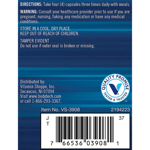 BODYTECH HMB + Vitamin D3 Supports Muscle Growth and Strength 120 Vegetable Capsules
