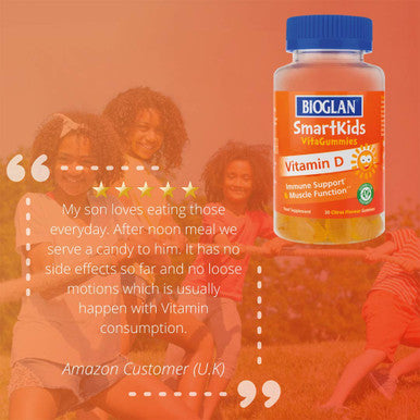 Bioglan SmartKids Vitamin D | Immune Support | 30 Gummies