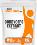BULKSUPPLEMENTS.COM Cordyceps Mushroom Extract Powder 1kg