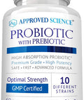 Approved ScienceProbiotics with Prebiotics 10Strand Vegan Probiotic 1 Bottle