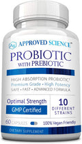 Approved ScienceProbiotics with Prebiotics 10Strand Vegan Probiotic 1 Bottle