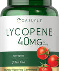 Carlyle Lycopene 40mg | 120 Softgels | Naturally-Occurring Carotenoid | Non-GMO & Gluten Supplement