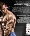 OPALFITNESS Testosterone and Libido Booster for Men by Opal Fitness Anabolic Male Enhancing Vegan Capsules - Maca Root Ginkgo Biloba Korean Ginseng Reduce Stress and Cortisol Produced in UK 120 Capsules