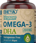 Deva Vegan Vitamins Dha Algae 200Mg Vegan 90 Sgel
