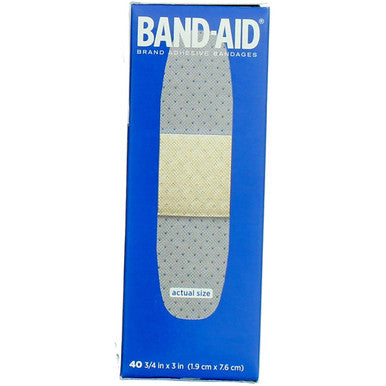 Band-Aid Brand Tru-Stay Sheer Bandages All One Size, 40 Count
