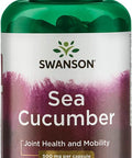 Swanson Sea Cucumber - Natural Supplement Promoting Joint Health & Mobility Support - Supports Cartilage Protection & Connective Tissue Health - (100 Capsules 500mg Each)
