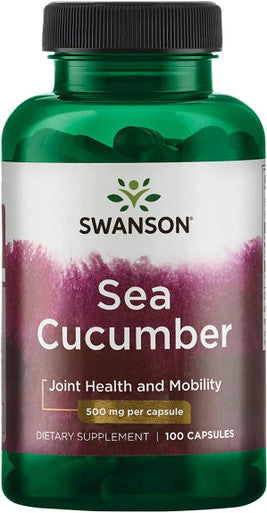 Swanson Sea Cucumber - Natural Supplement Promoting Joint Health & Mobility Support - Supports Cartilage Protection & Connective Tissue Health - (100 Capsules 500mg Each)