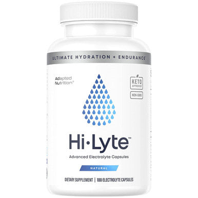 Hi-Lyte Keto K1000 Electrolyte Powder | Hydration Powder Drink Mix | Raw Mineral Flavor, No Stevia | 50 Servings | Plus Electrolyte Replacement Capsules For Rapid Rehydration