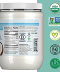 Garden Of Life Organic Extra Virgin Coconut Oil - Unrefined Cold Pressed Plant Based Oil For Hair, Skin & Cooking, 14 Oz