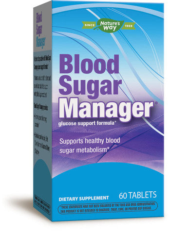 Nature's Way Blood Sugar Manager Glucose Support Formula, 60 Count