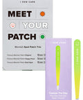 I Dew Care Hydrocolloid Acne Pimple Patch Trio - Meet Your Patch Set + Tweezer - Tweeze The Day | Precision Stainless Steel, Professional Hair Beauty Tool Bundle