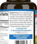 Carlson Vitamin A 25000 IU (7500 mcg RAE) with Pectin Vision Health Helps Night Vision Skin Health 300 Softgels